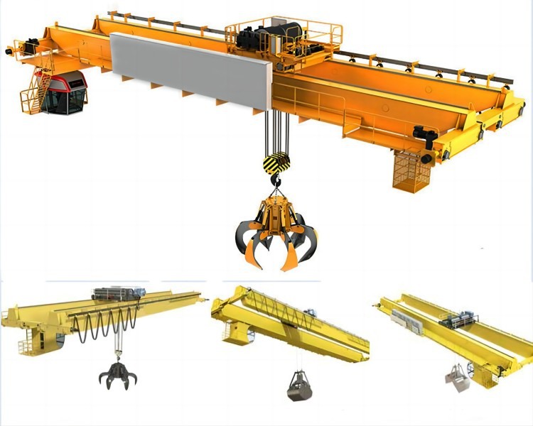 Pegar o guindaste aéreo da caçamba