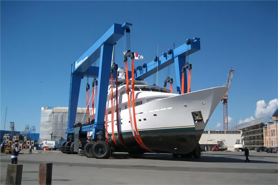 Talha móvel para barco