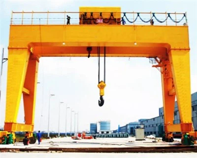 50t Godown Double Wirder Gantry Crane com talha elétrica MD