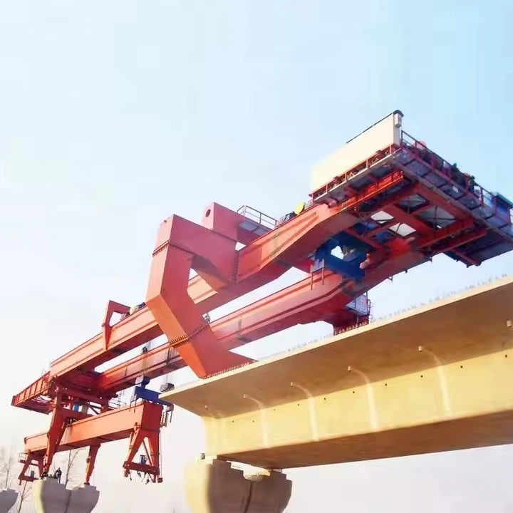 Equipamento lançador de ponte de 110 toneladas
