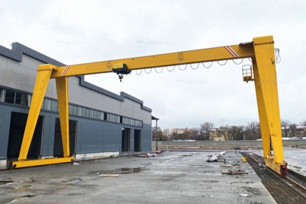 Guindaste de pórtico elétrico tipo caixa