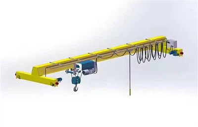 Crane elétrico de suspensão de viga única